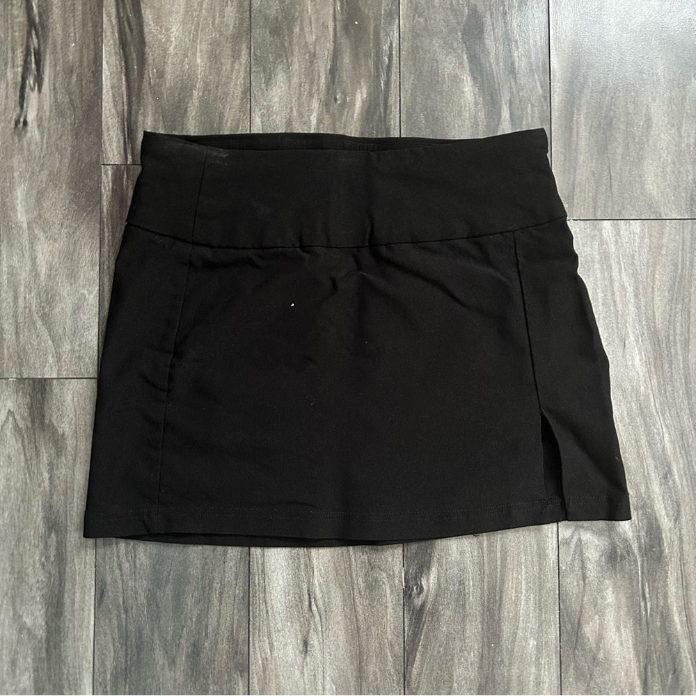 Black mini skirt from WetSeal